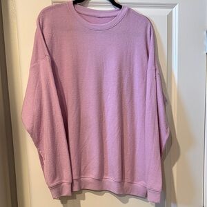 ALO SoHo Pullover Sugarplum Pink